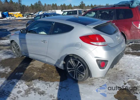 2016 Hyundai Veloster Turbo z USA, uszkodzony, nr VIN KMHTC6AE5GU264802